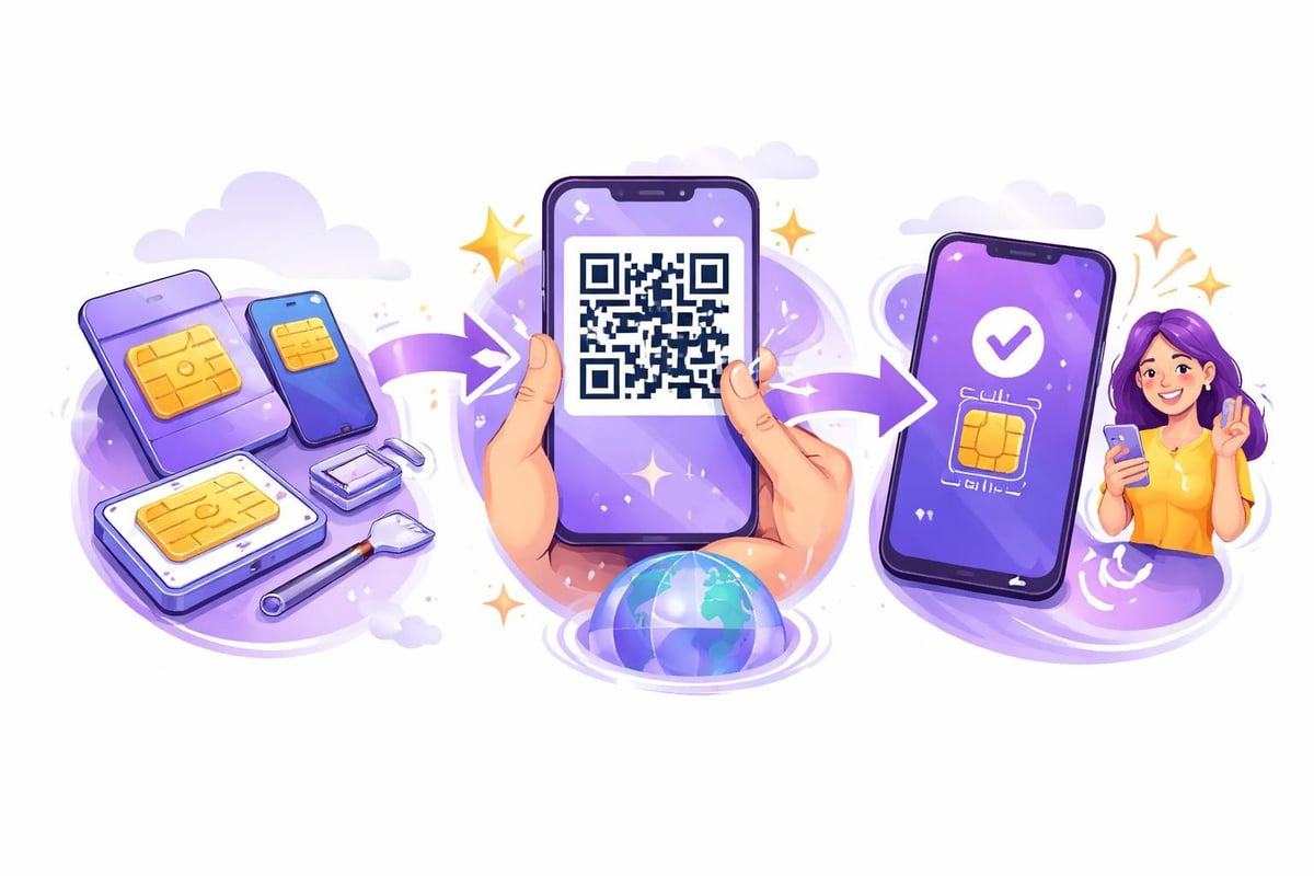 ESIM digital activation process