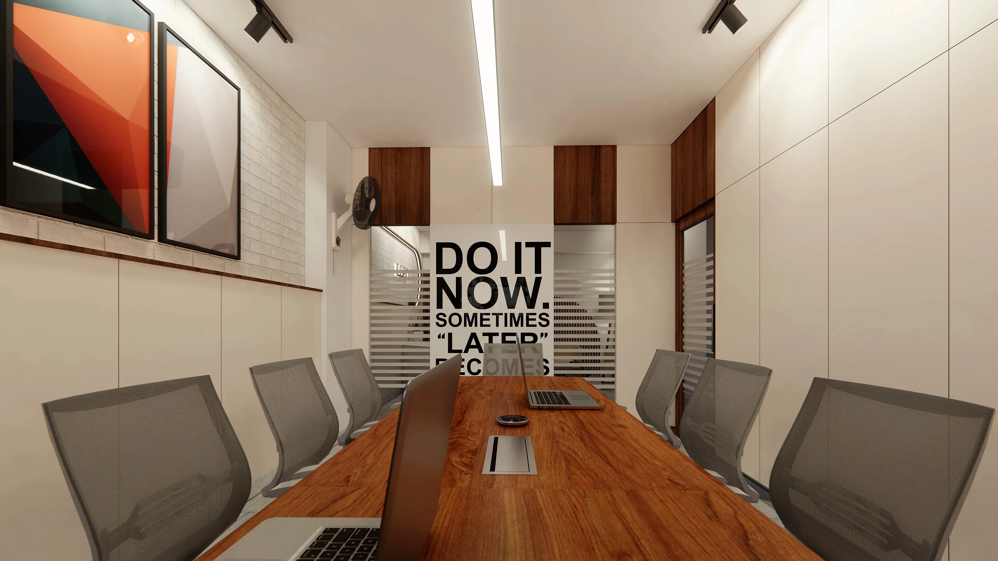 Project showcase image featuring a modern, refined interior.
