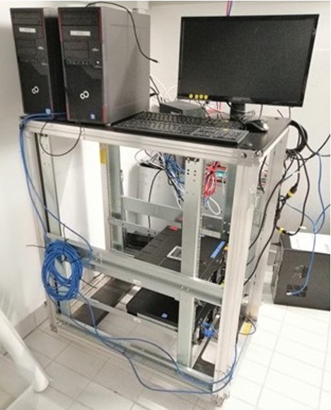 Testumgebung im Labor des IER an der Universität Stuttgart