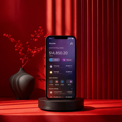 Mobile App UI Design MockUP For Portfolio