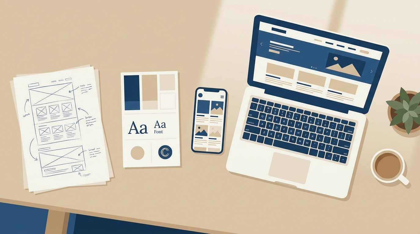 Professioneller Webdesign Prozess wenn man die Website erstellen lassen moechte