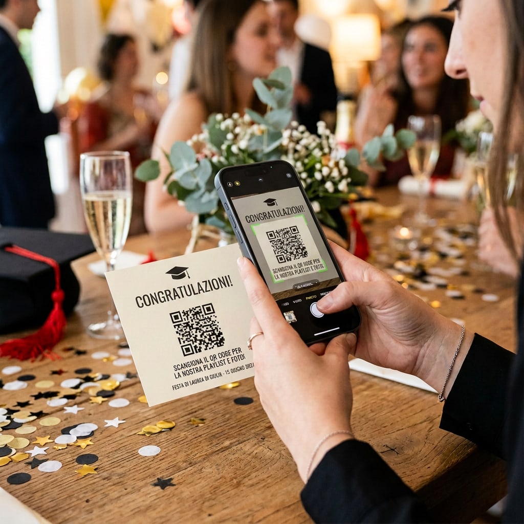Neolaureati che lanciano il tocco in aria festeggiando la laurea.