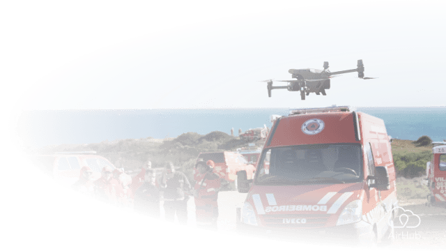 AirHub drone operations platform showing live situational awareness across multiple devices, including drone docking station, mobile surveillance view, and rea…AirHub drone operations platform showing live situational awareness across multiple devices, including drone docking station, mobile surveillance view, and real-time aerial footage during a coastal public safety mission