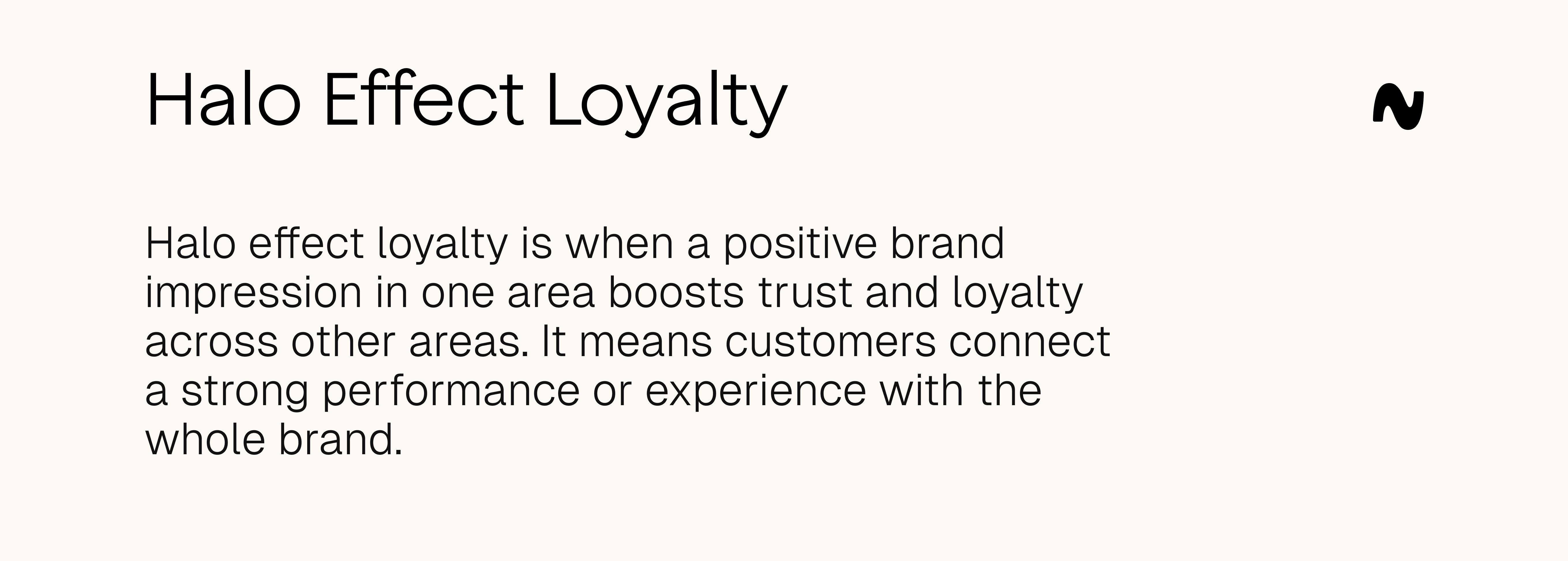 Halo effect loyalty definition 