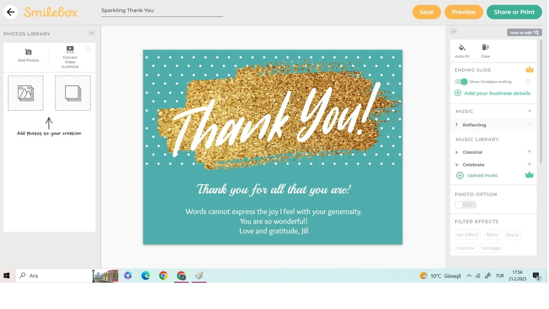 Screenshot of Smilebox's homepage, showcasing its greeting card creation tools with a variety of customizable templates, animations, and easy-to-use design features for personalized cards and invitations.