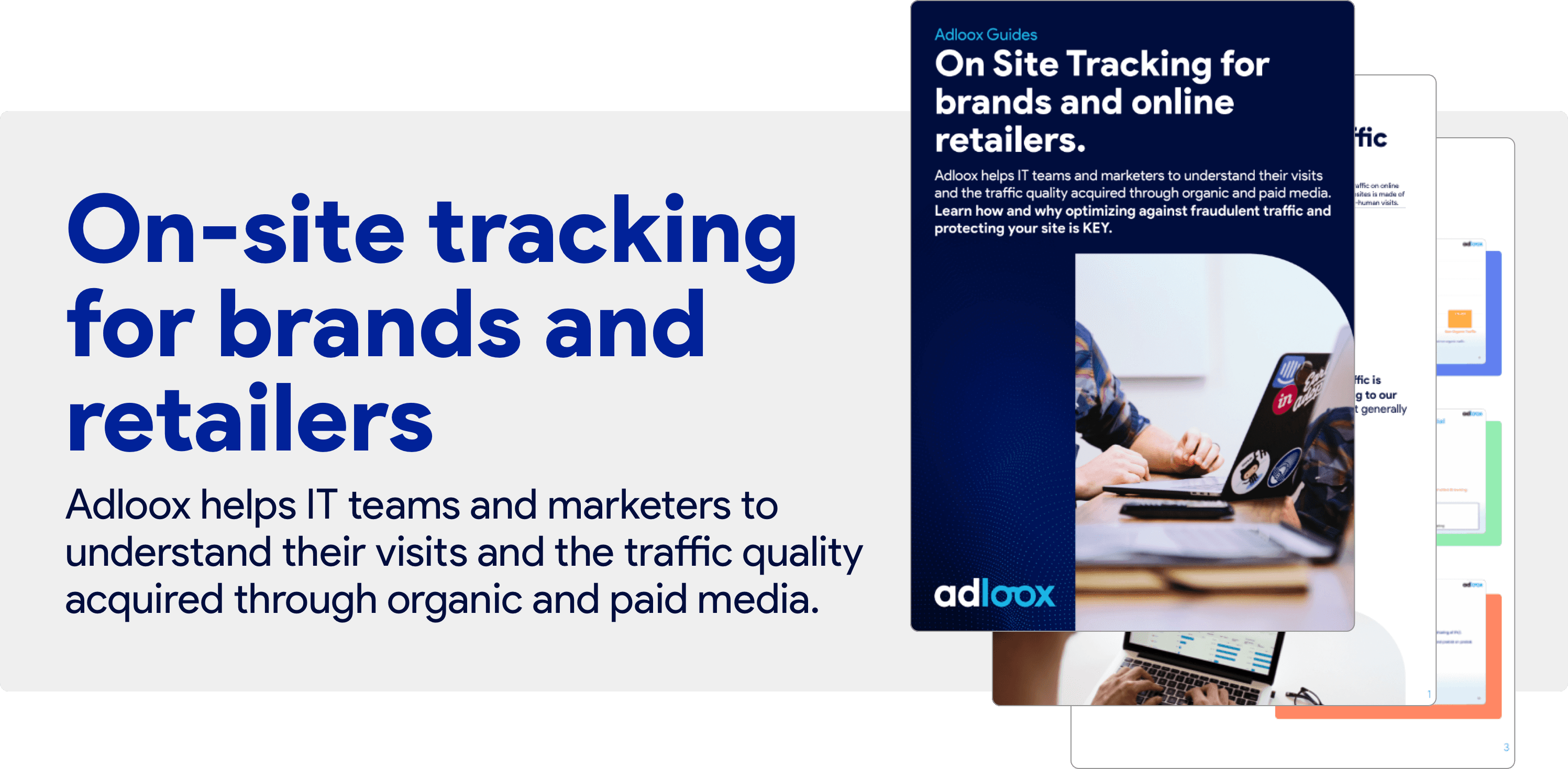 CTA on-site tracking brochure Adloox