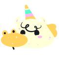Unicorn piñata character