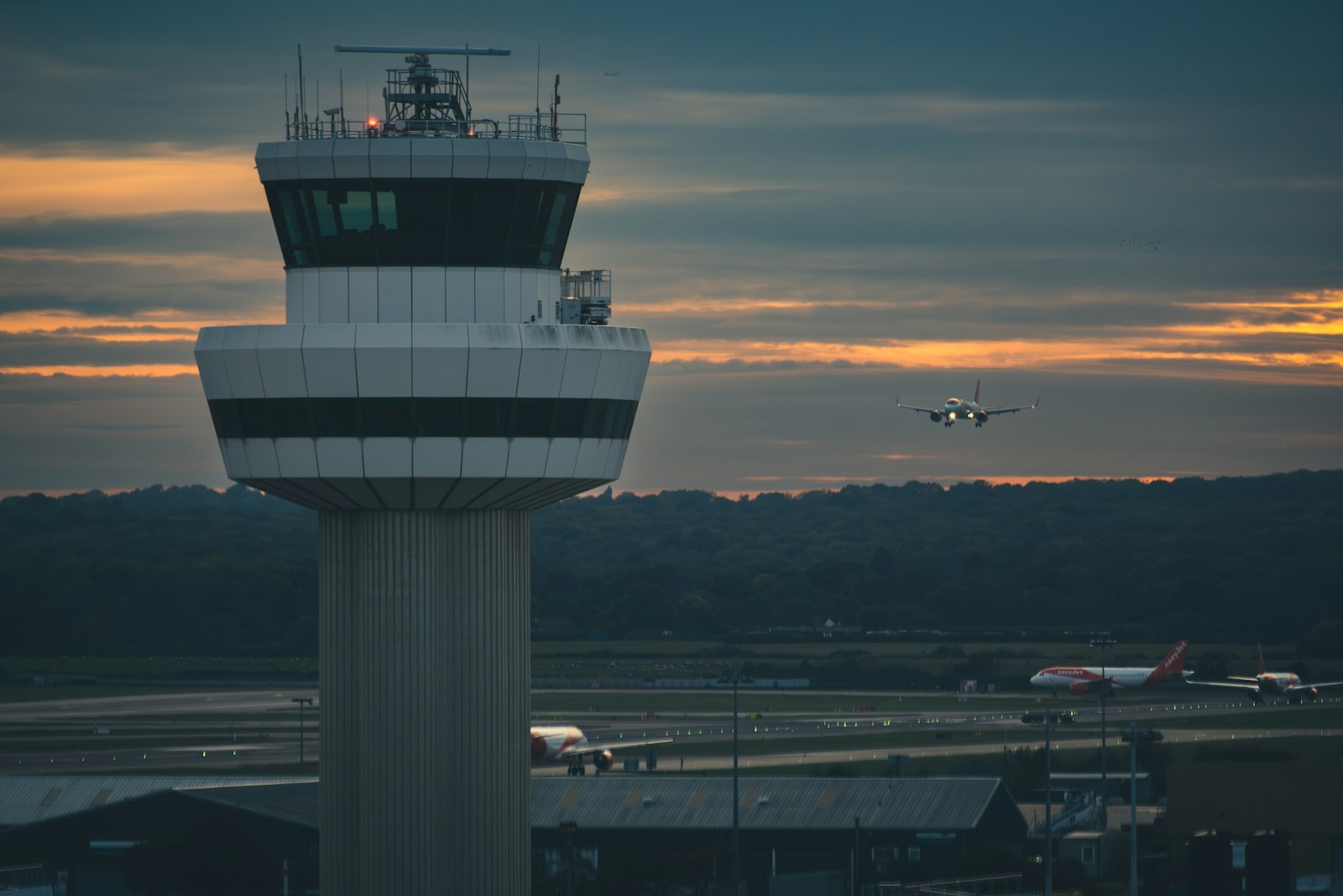 Airport infrastructure and control tower representing large-scale EPC engineering capability