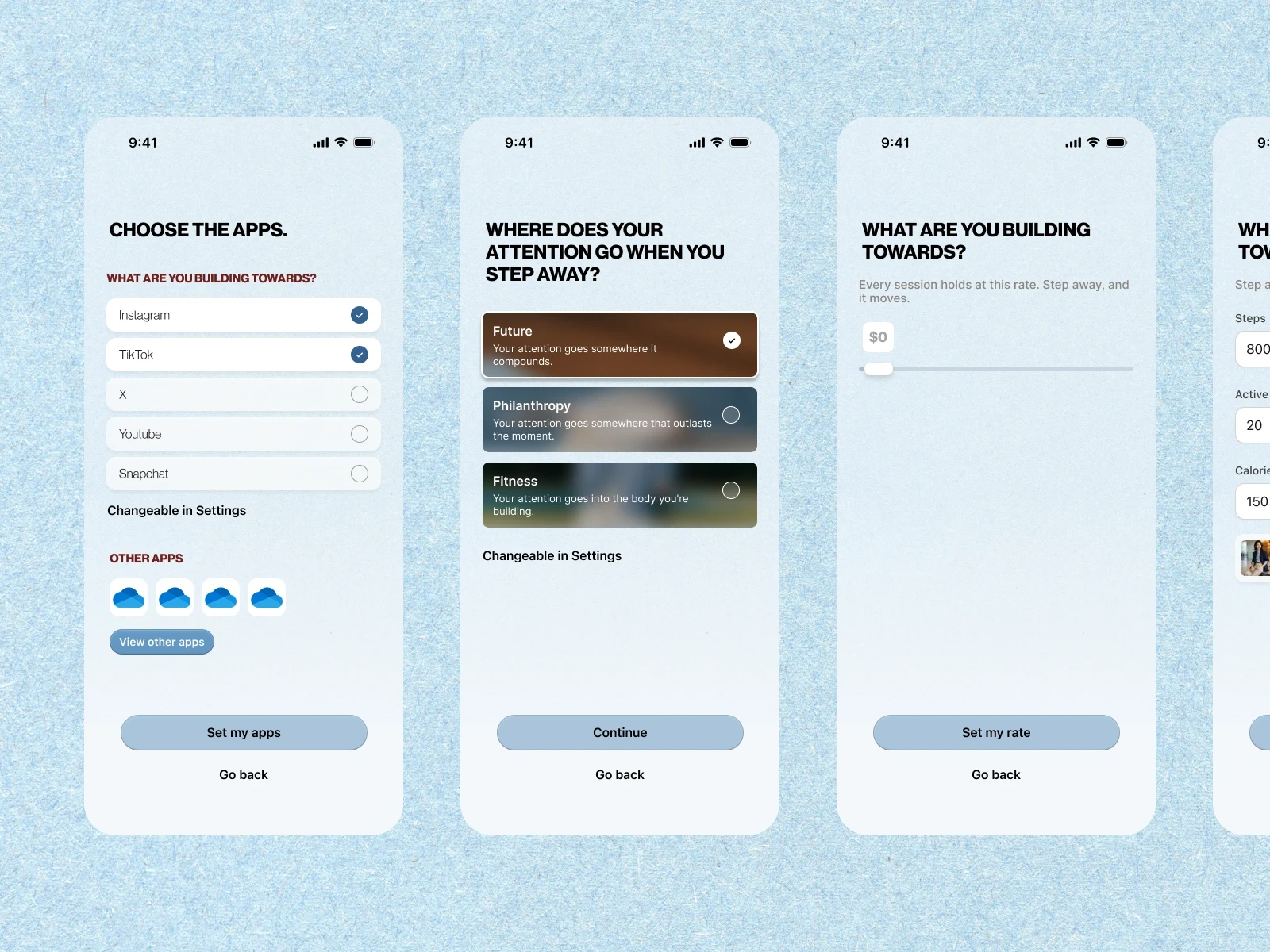 Tithe — Setup flow