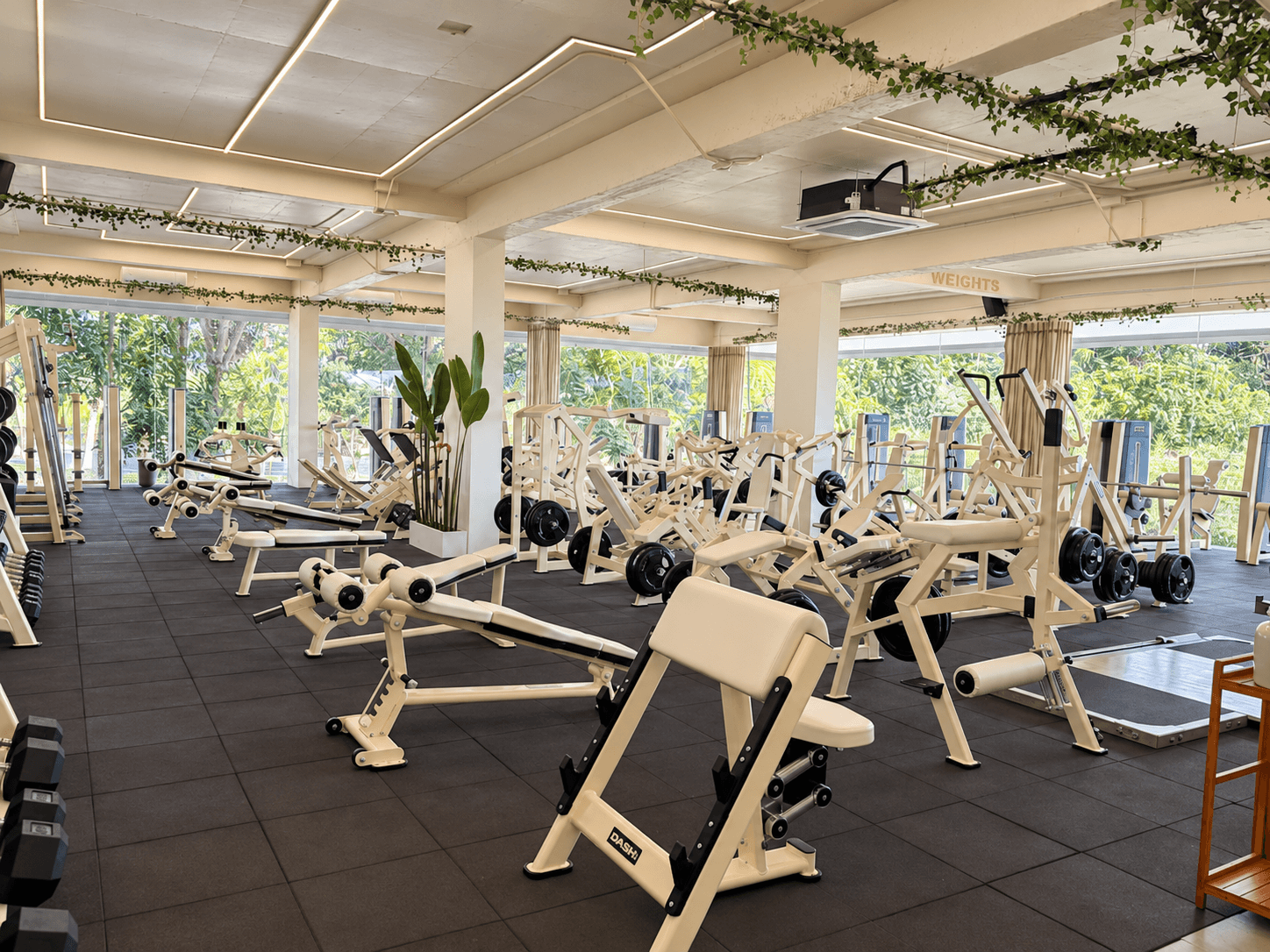 The real DASH training floor in Pecatu, Bali