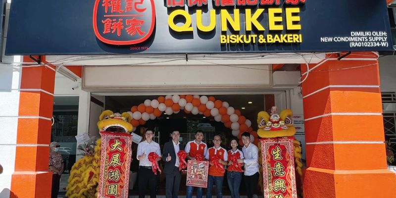 Qunkee Biscuit & Bakery's new outlet opening