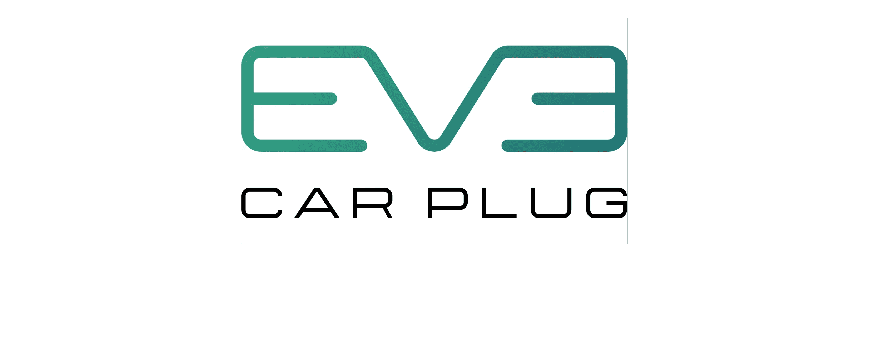 Logo de prise de voiture EVE avec un message de bienvenue, représentant l'implication de l'entreprise dans la fourniture de solutions de recharge pour véhicules électriques et dans le soutien à l'expansion de l'infrastructure d'électromobilité en Suisse.