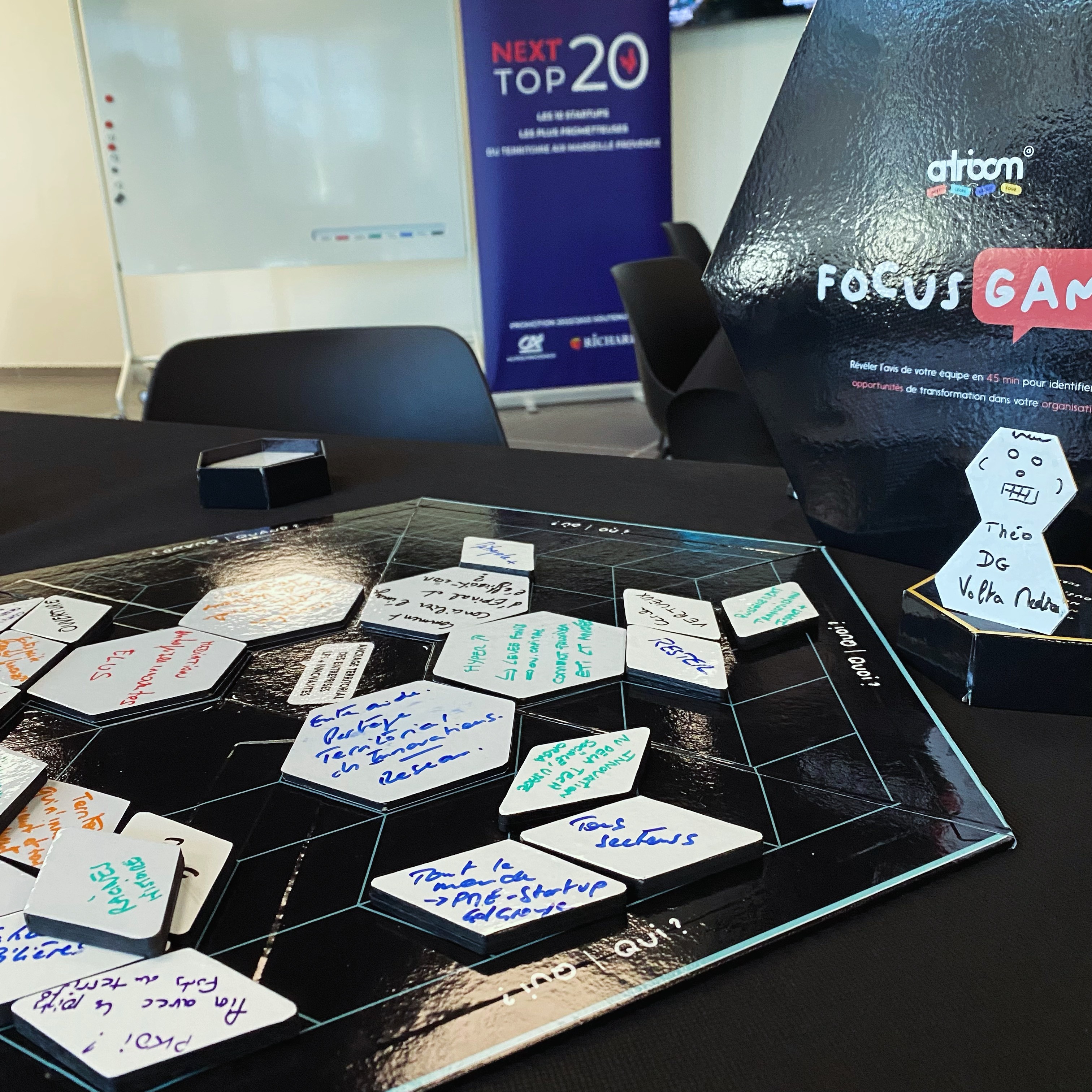 Animation d'atelier chez les leaders de la région