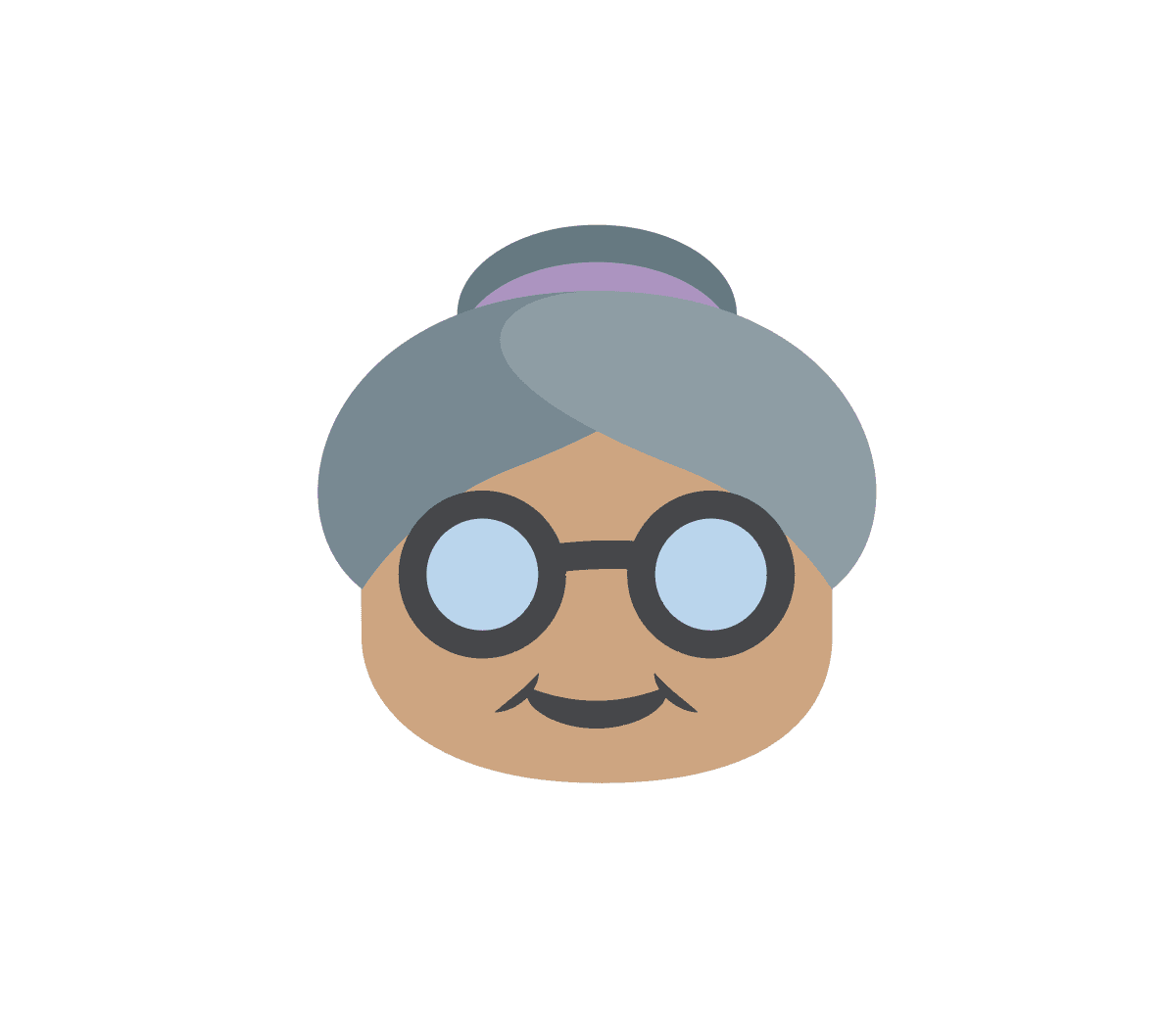 old lady emoji