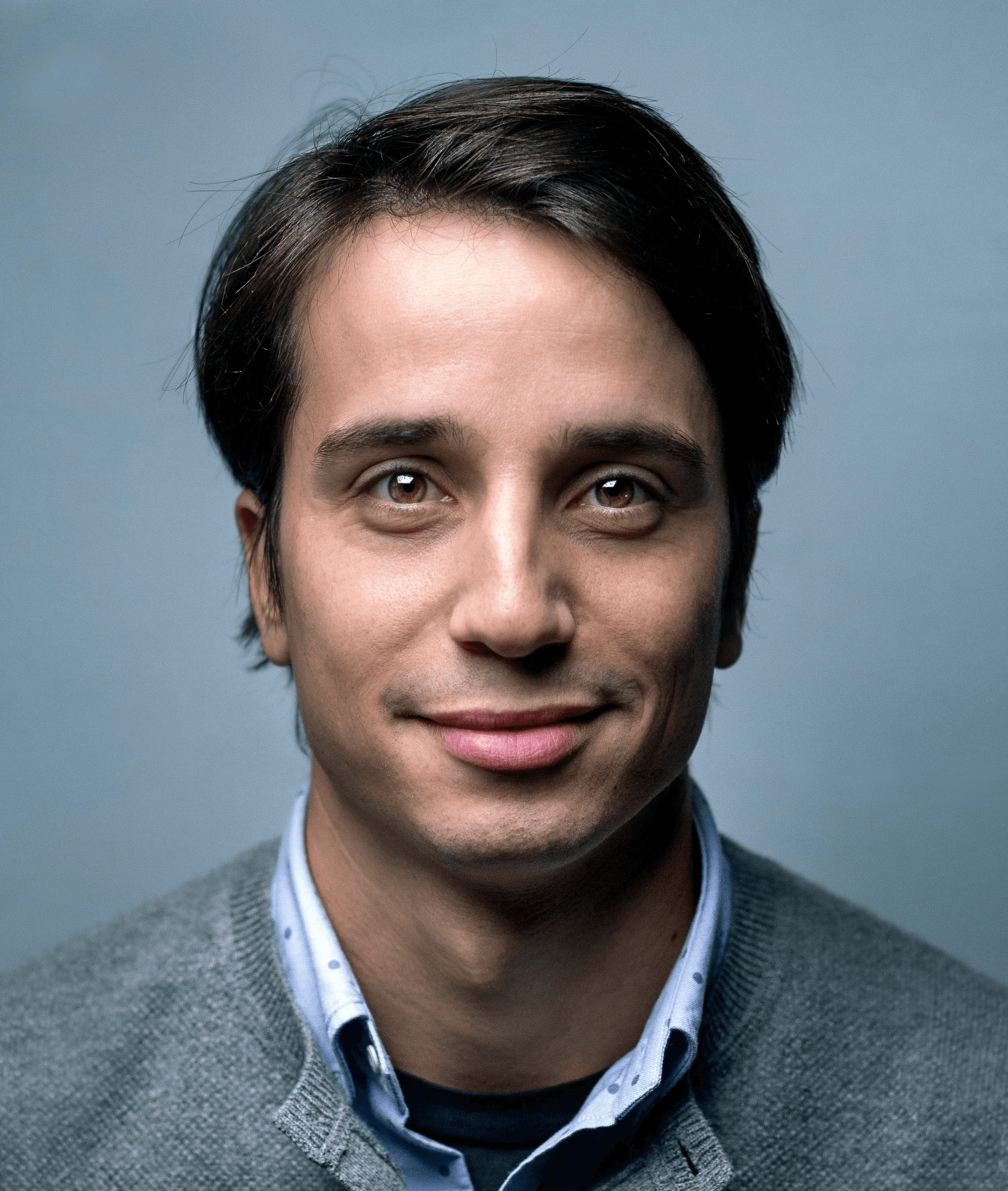 man wearing Henley top portrait