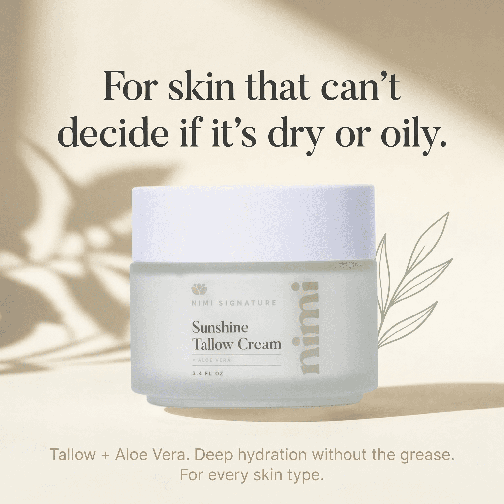 For skin that can't decide if it's dry or oily.