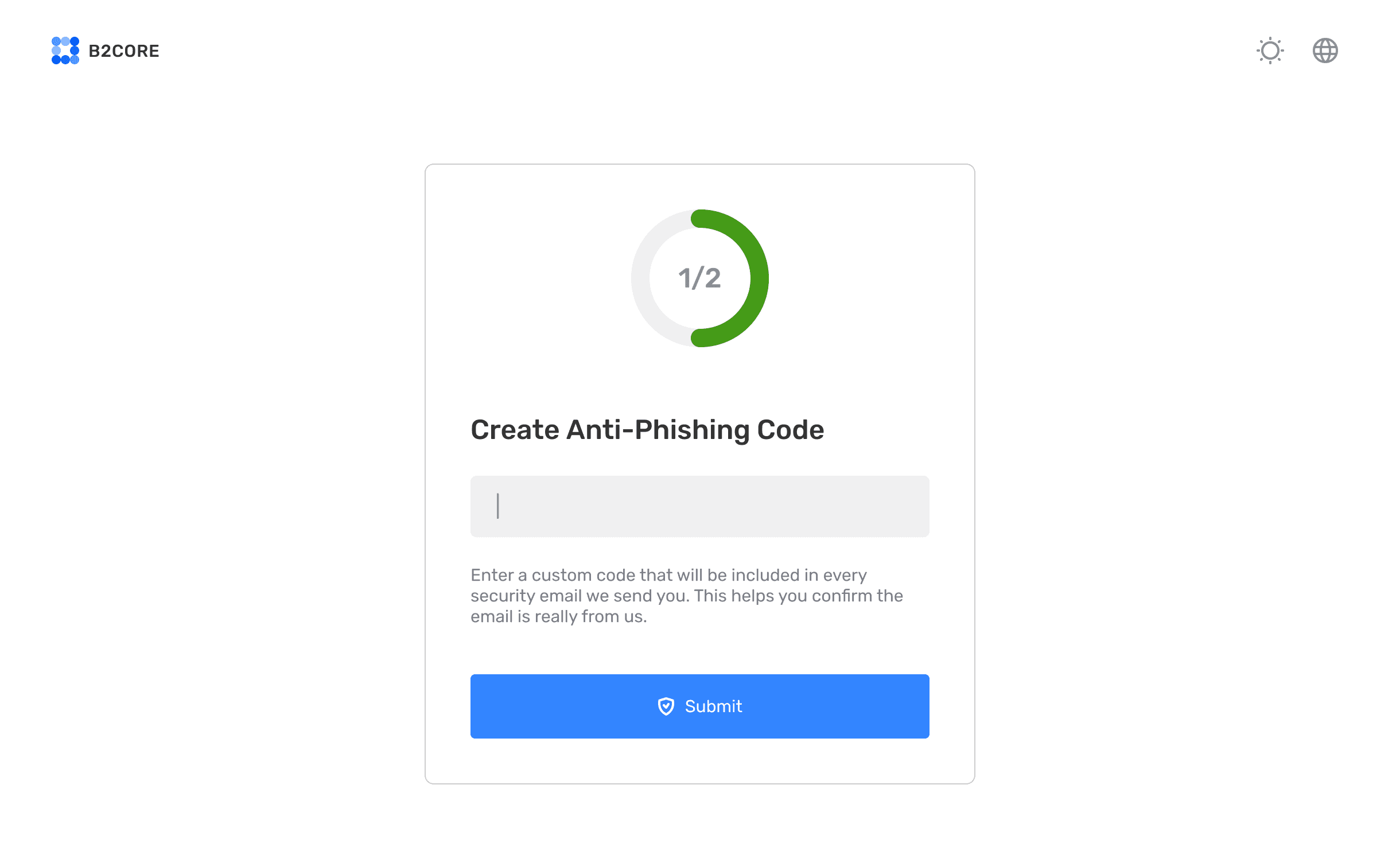 Custom Anti-Phishing Code