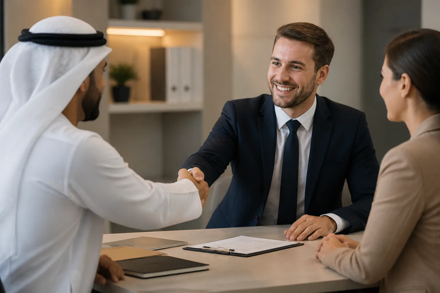 Appointing a Manager for a Dubai Company beside a signed corporate agreement with an official