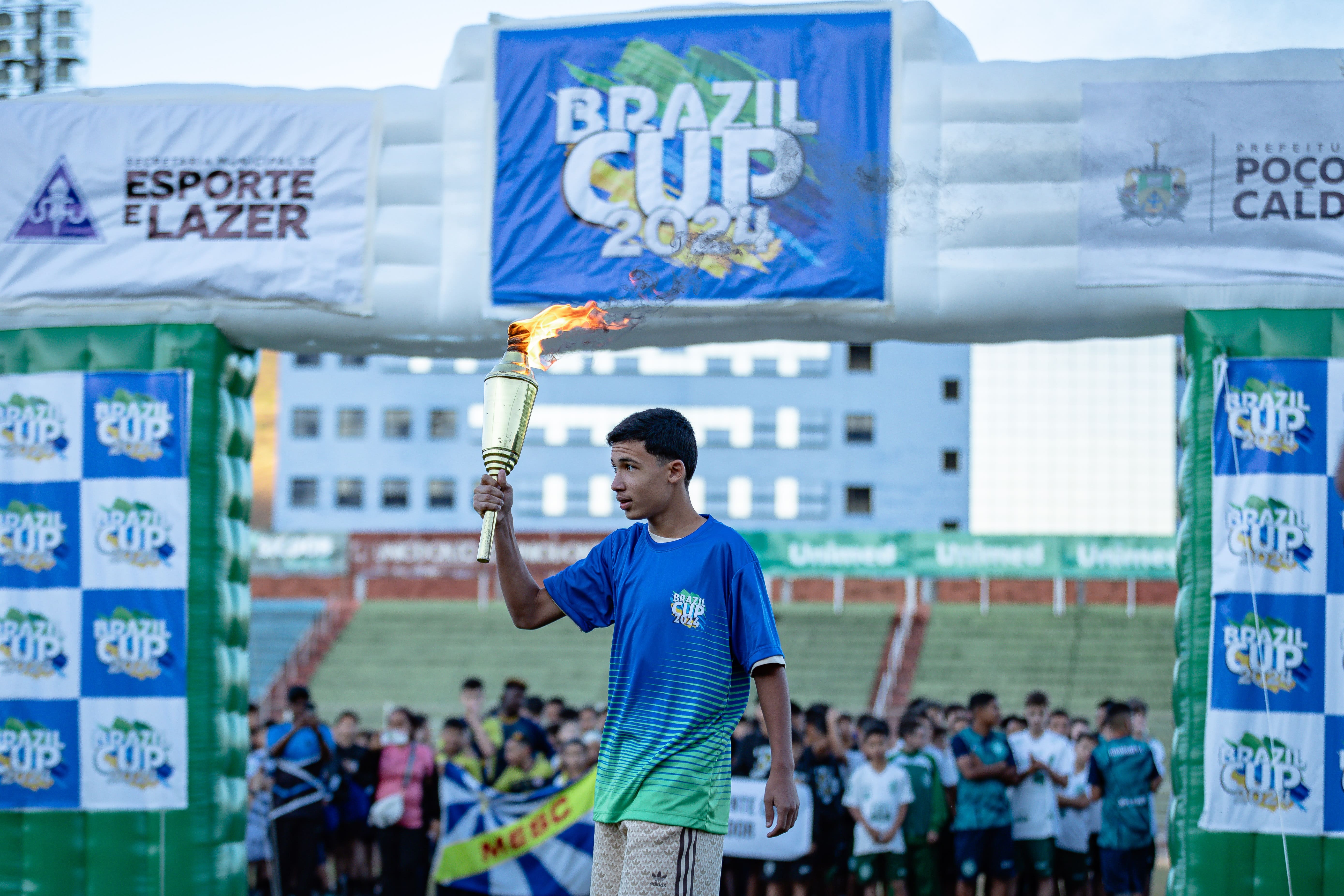 Cerimônia de abertura do torneio internacional Brazil Cup