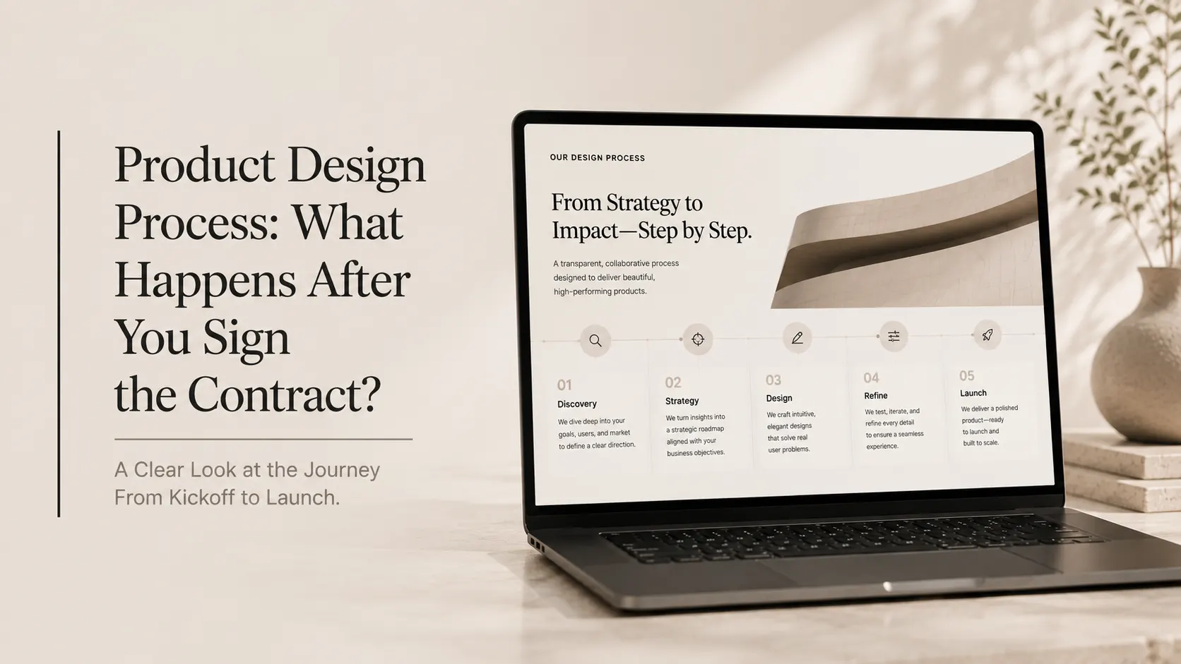 Product Design after you sign the contract