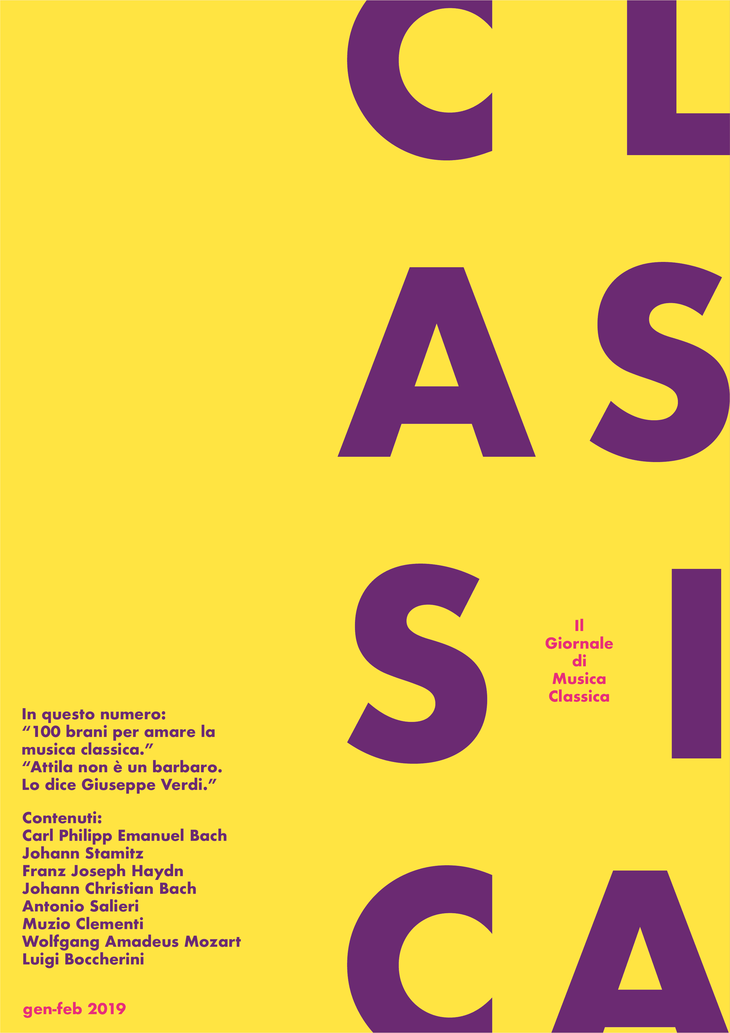 Classica magazine cover concept 05