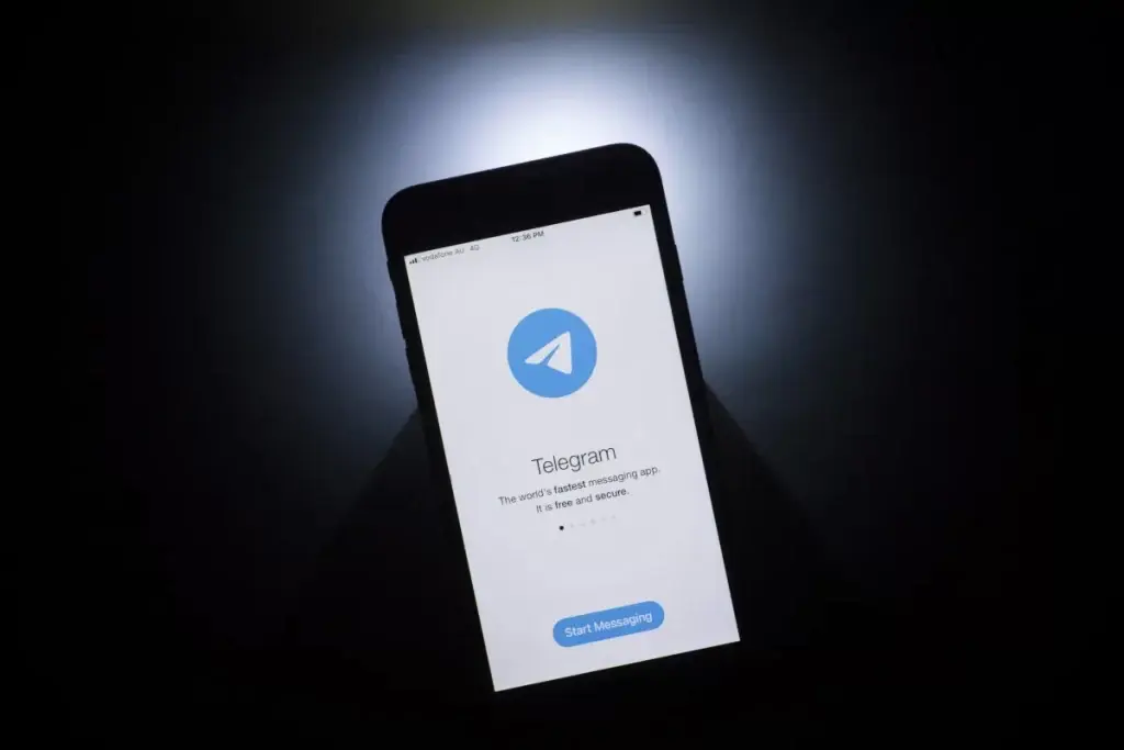 Telegram cloud storage illustration
