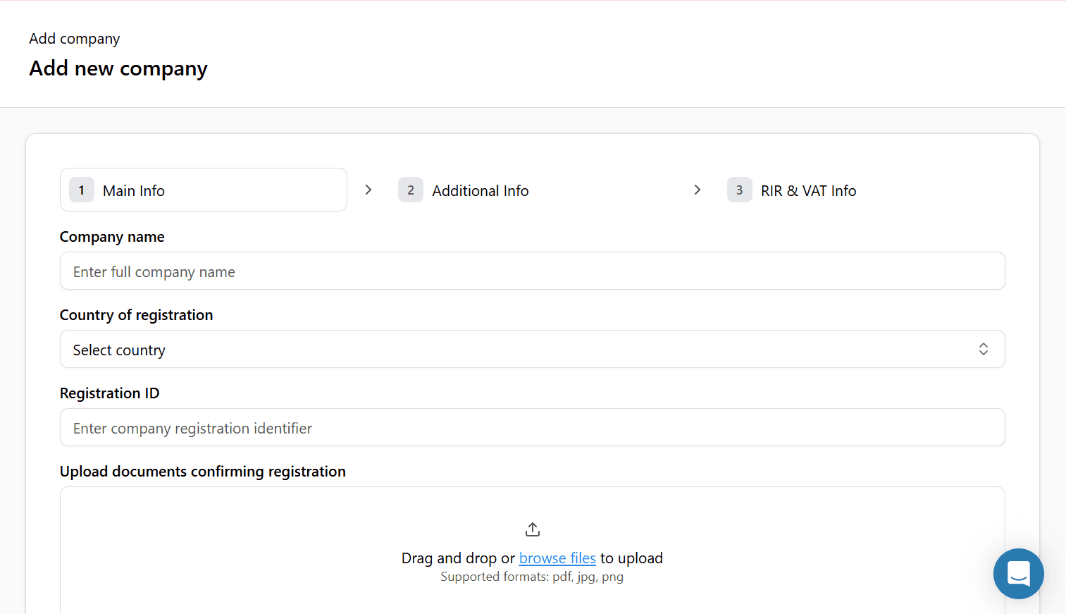 Adding new company IPbnb