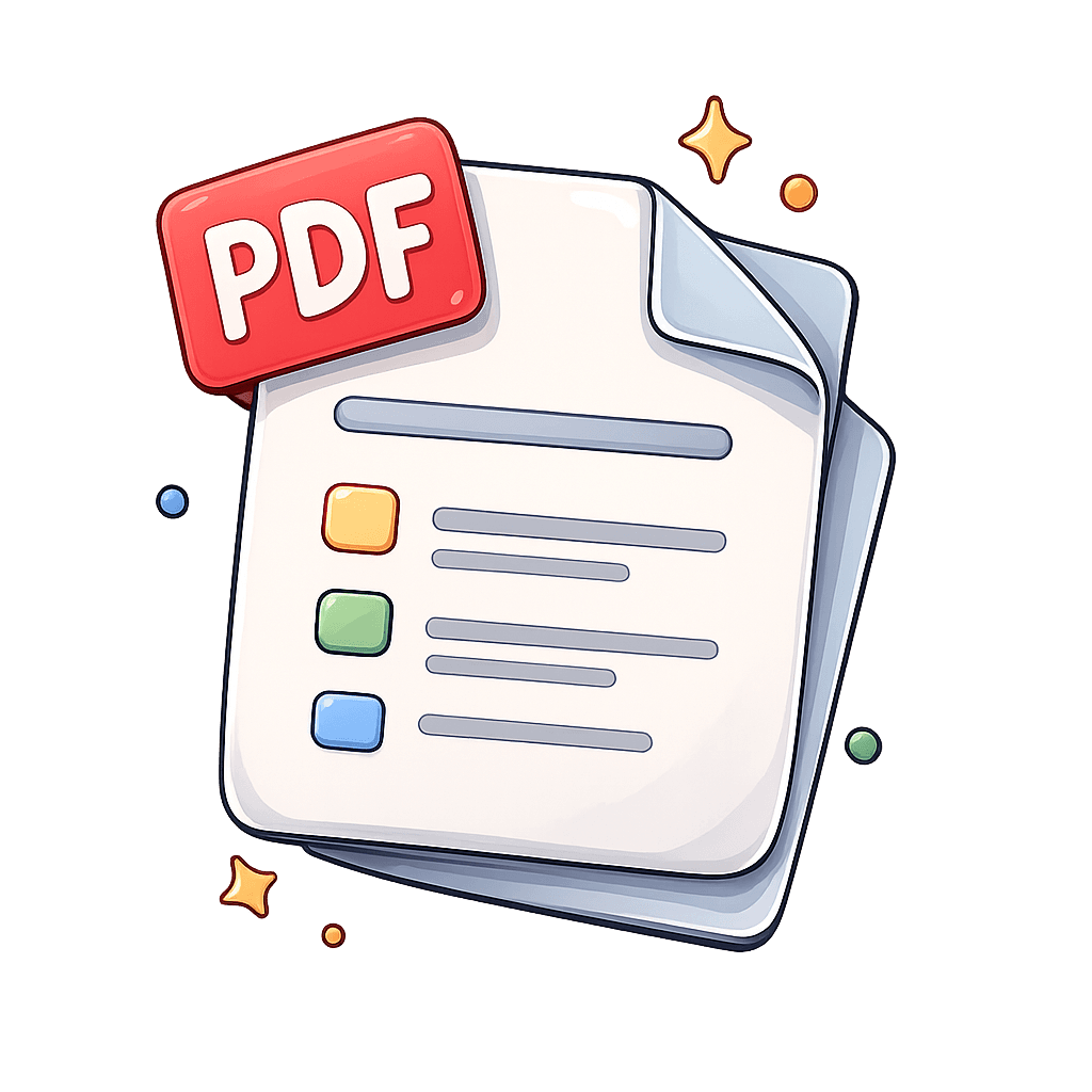 3D illustration of a clipboard with a checklist. A large red checkmark is ticked next to one of the items, conveying completion or approval.