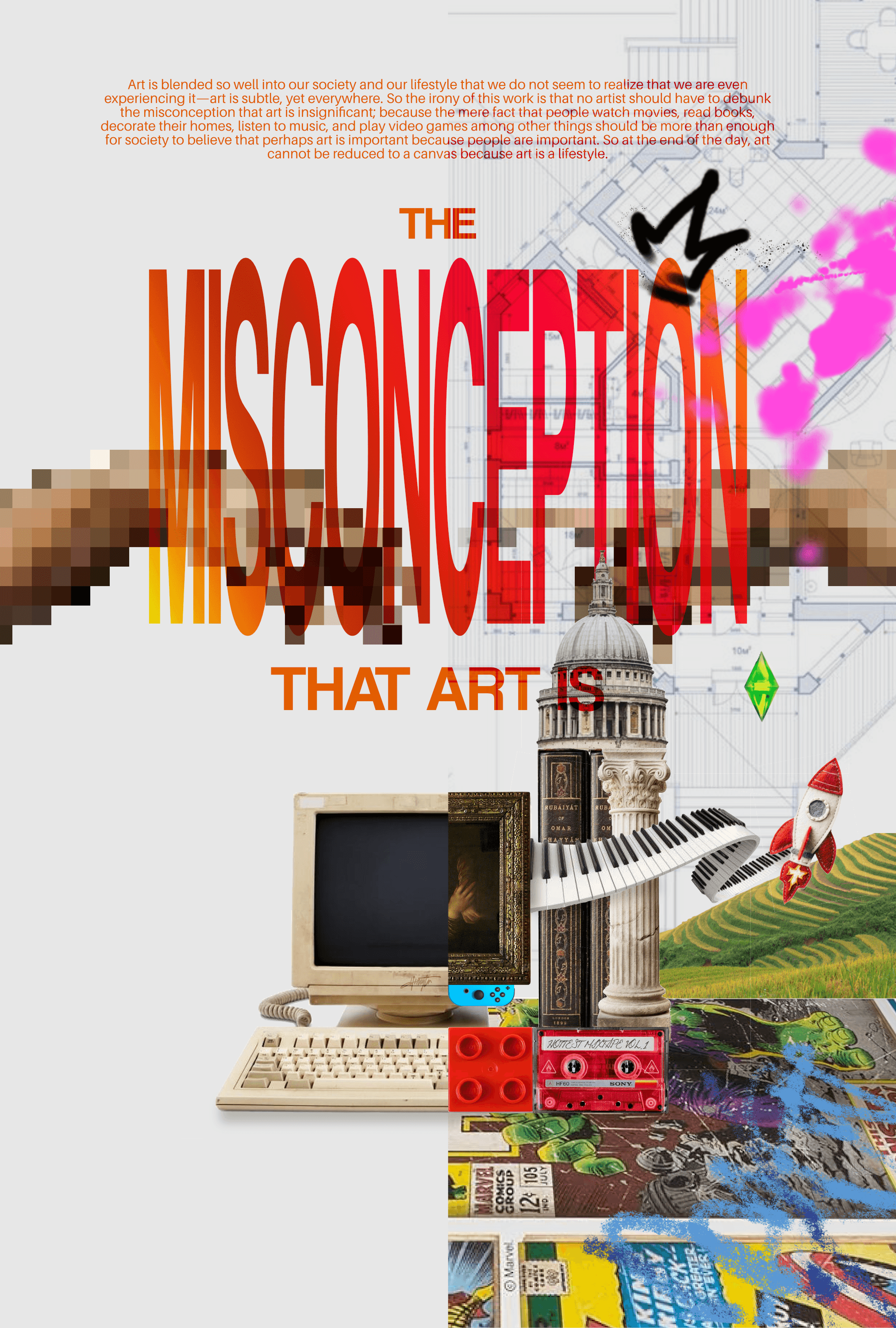 Top view of ebook mock up and branding guidelines on the side for the career calibrator