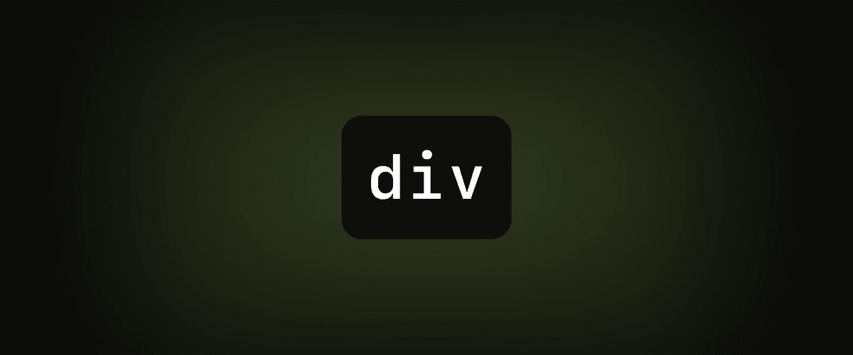 the div tag