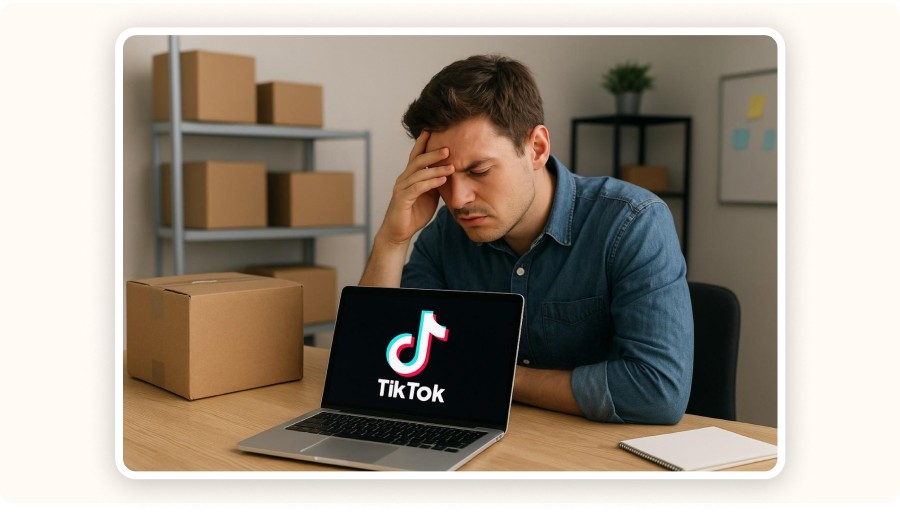 thinking man with laptop