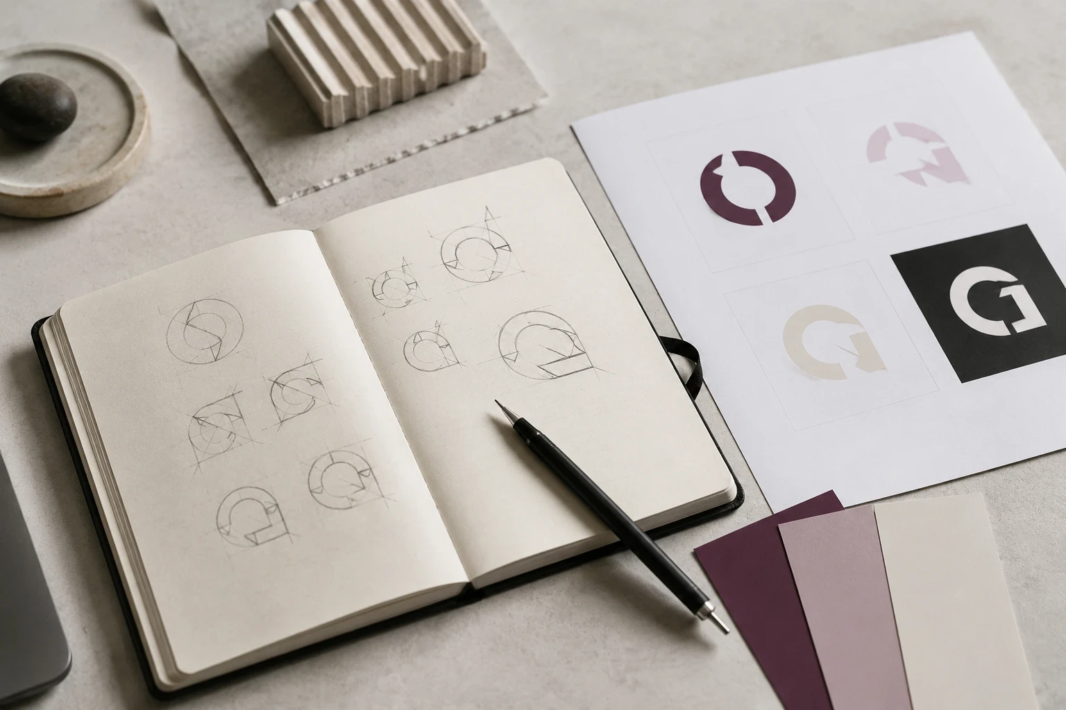 Logo design mockup by Kayora, a logo design agency in Abu Dhabi