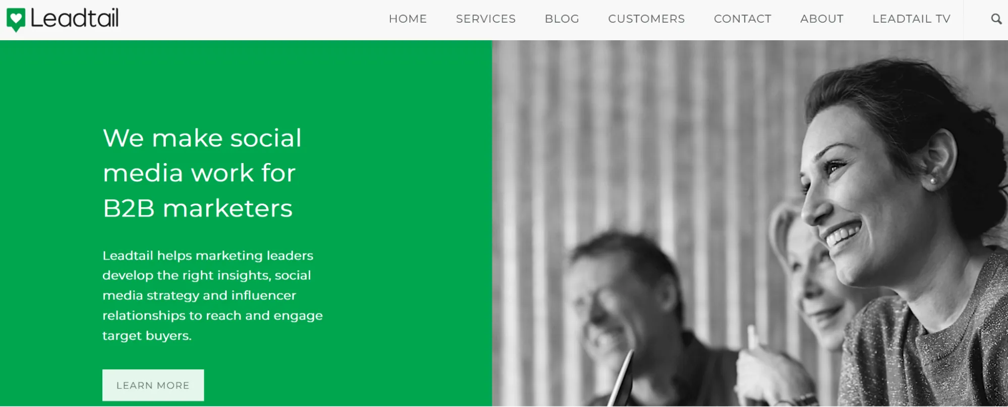 Top B2B Influencer Marketing Agency - Leadtail