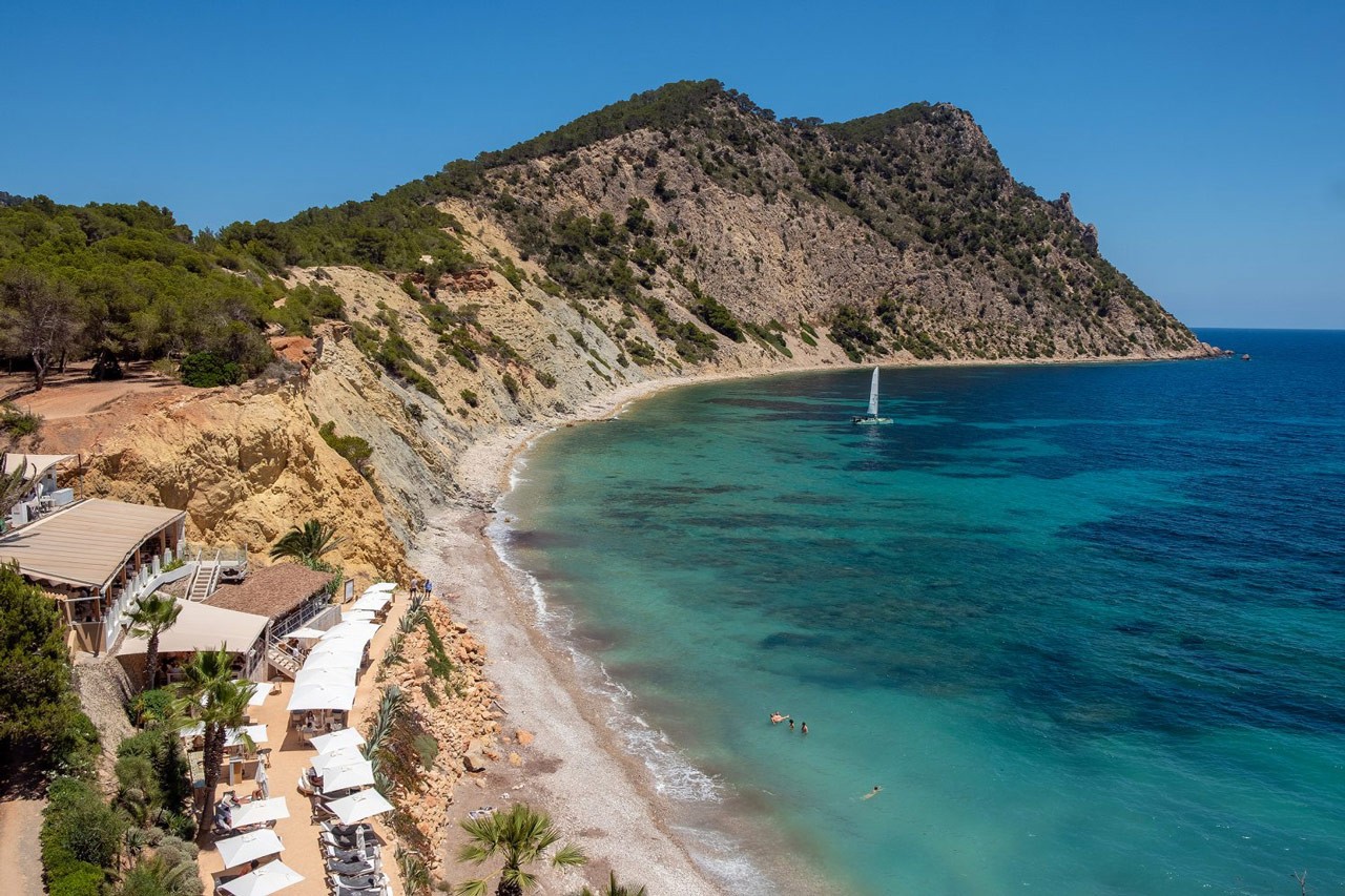 Sol d’en Serra Beach in Ibiza close to Luxury Villa Can Nemo