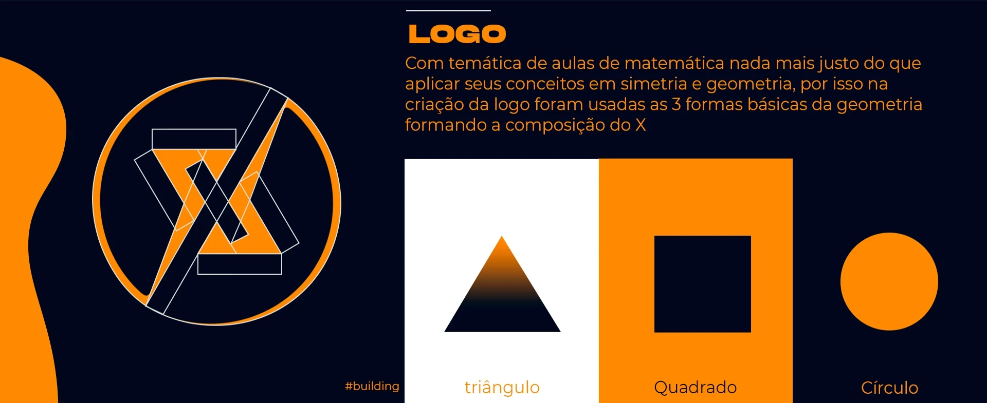 Project X brand system and graphic rhythm