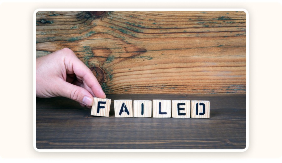 Les mots “Failled”