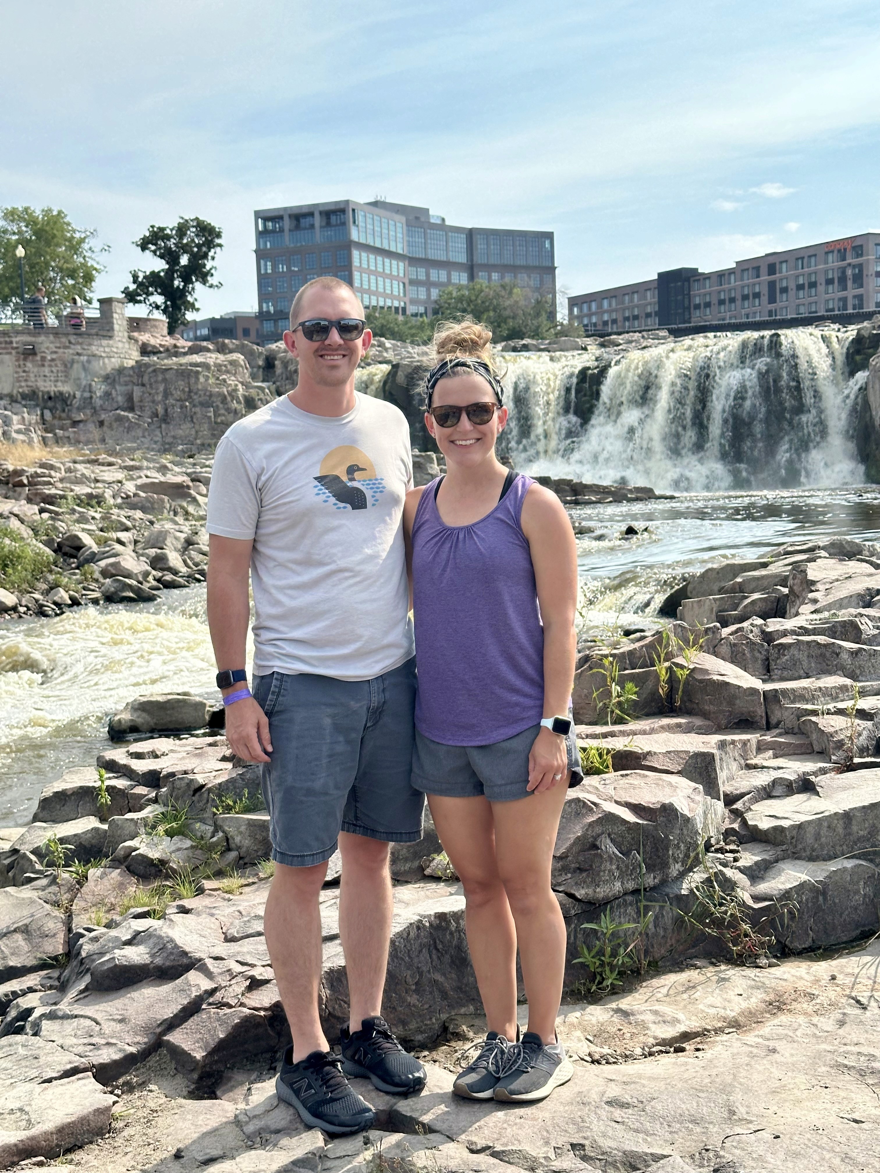 Photo op at Falls Park