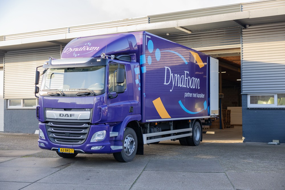 DynaFoam vrachtwagen