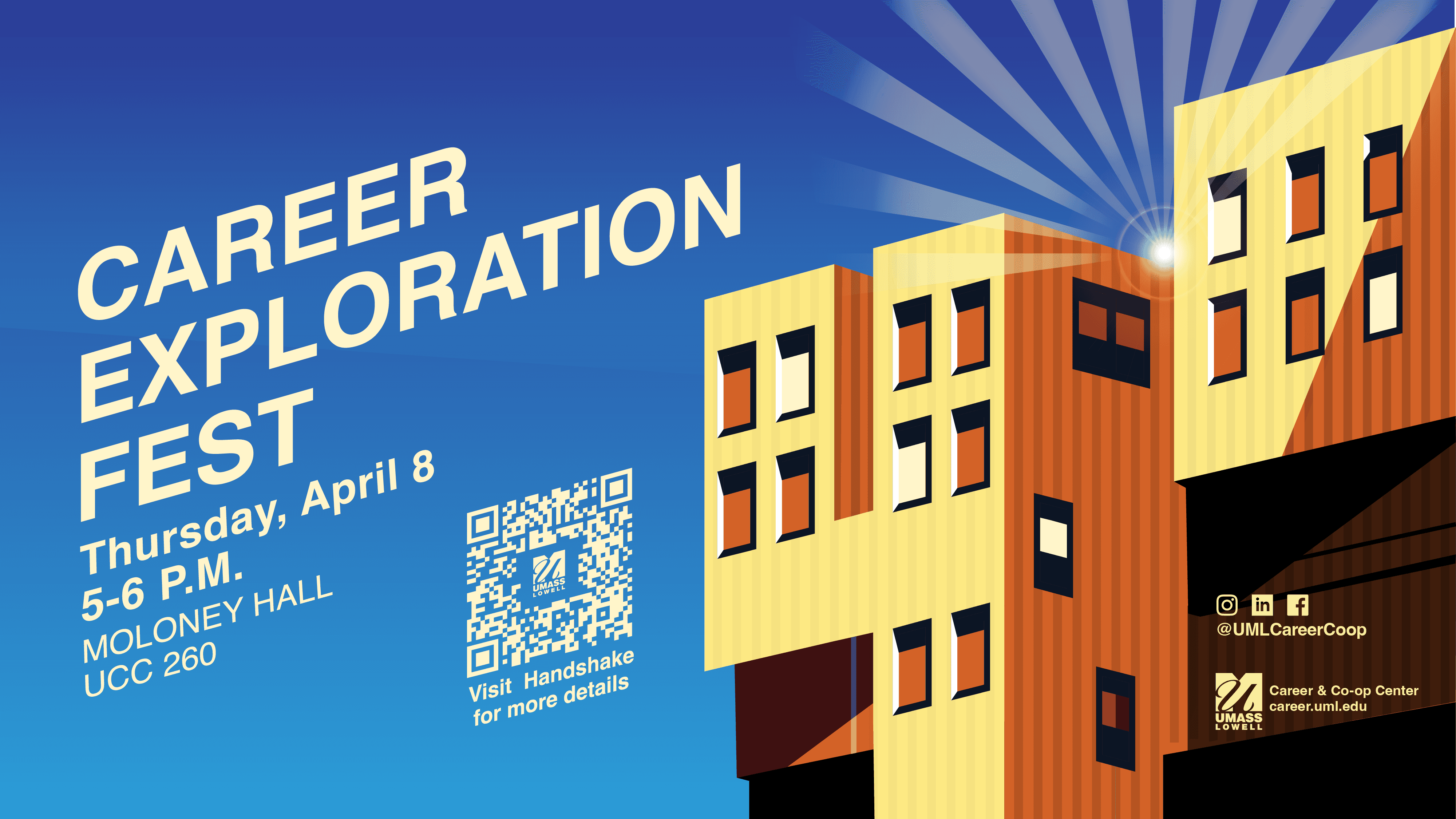 Spring career fair Digital Screen, Career Exploration Fest