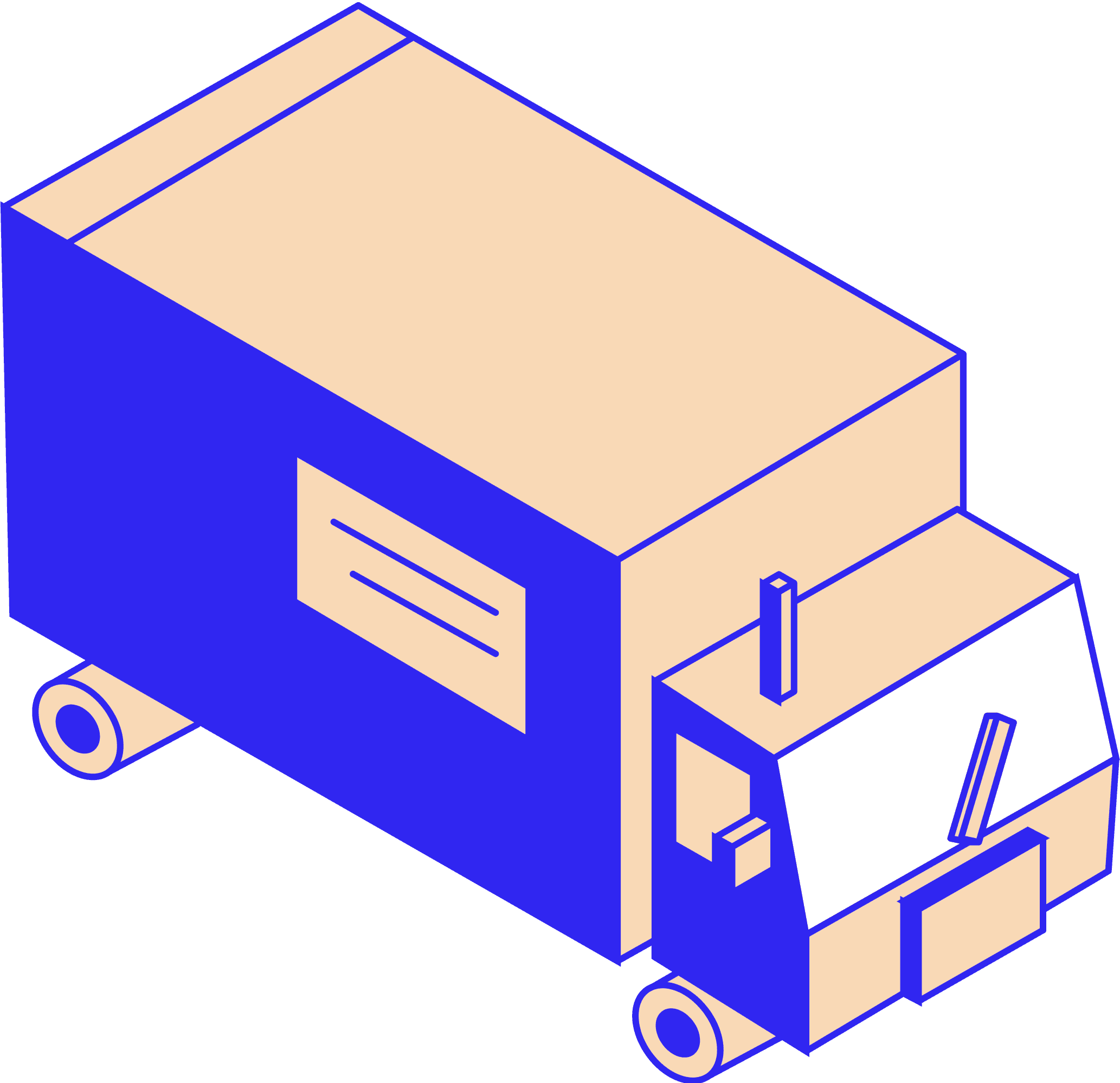 Camion d'expédition