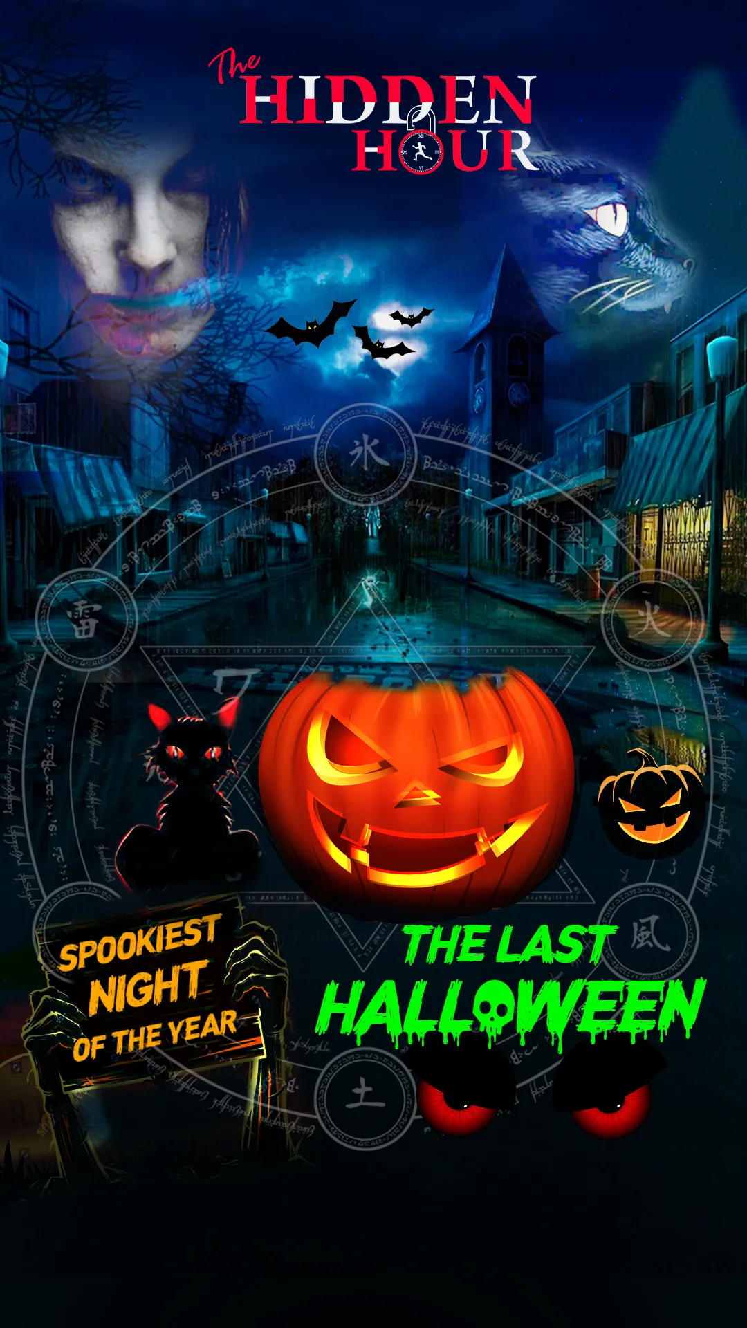 Poster for the mystery escape game The Last Halloween Story