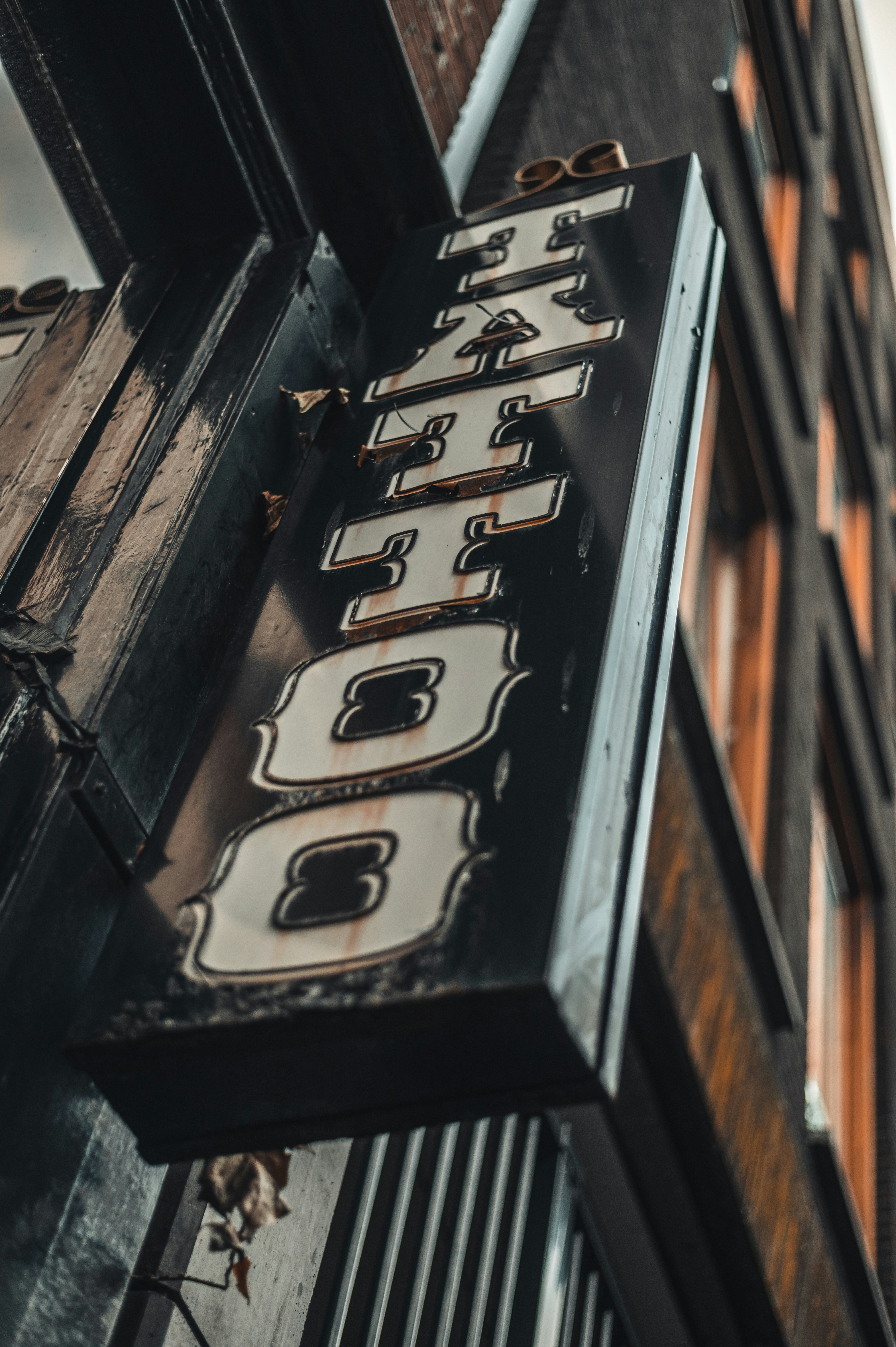 a sign on a building
