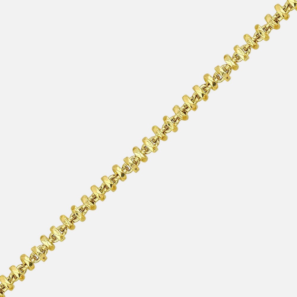 Assos Pırlanta 14 Ayar Altın Tasarım Bileklik Şık ve Zarif