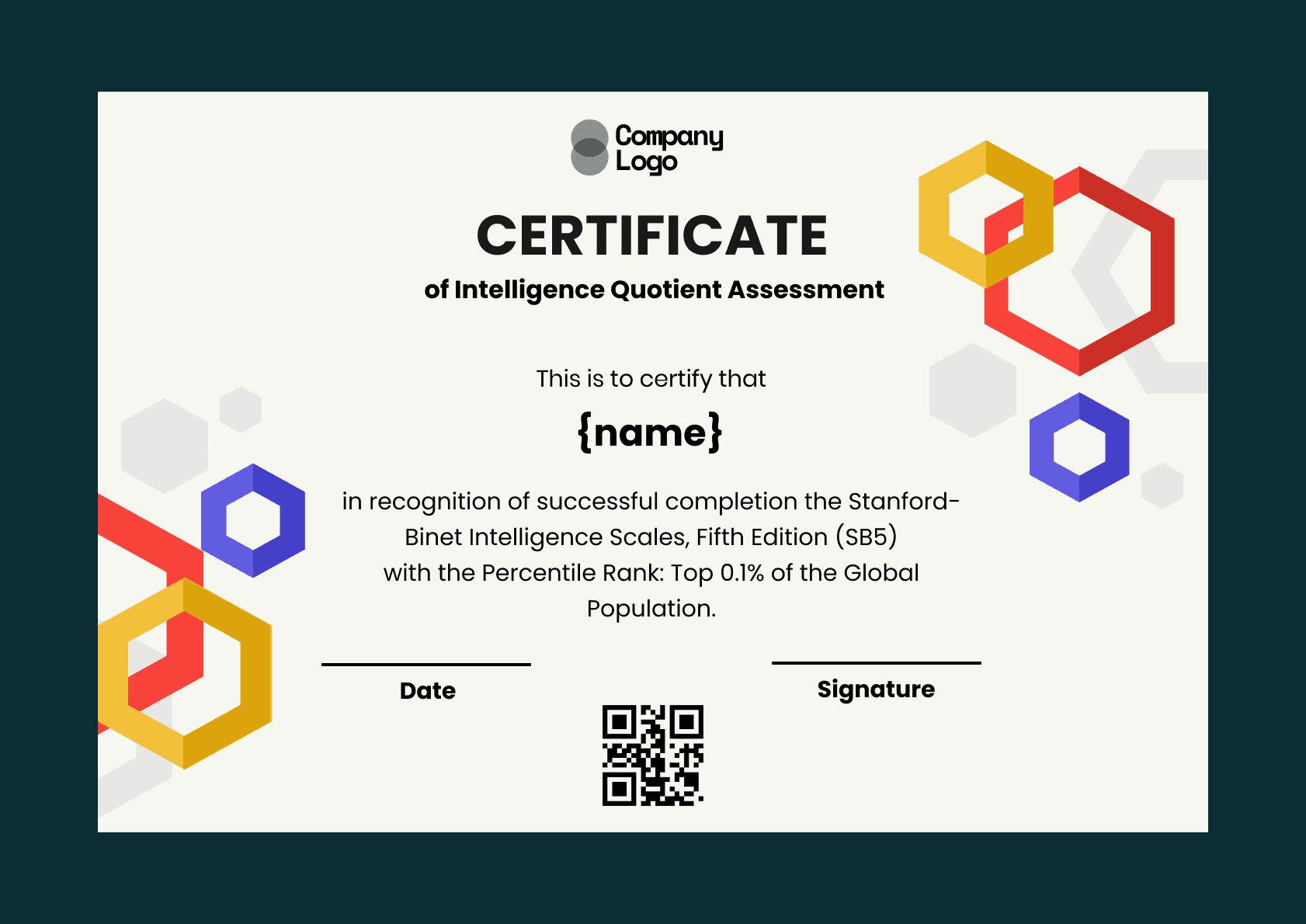 Wauld - Professional and attractive green recognition badge template