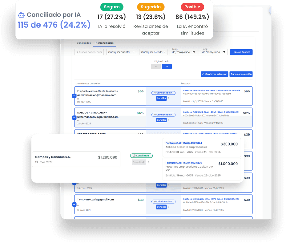 Conciliaciones con IA