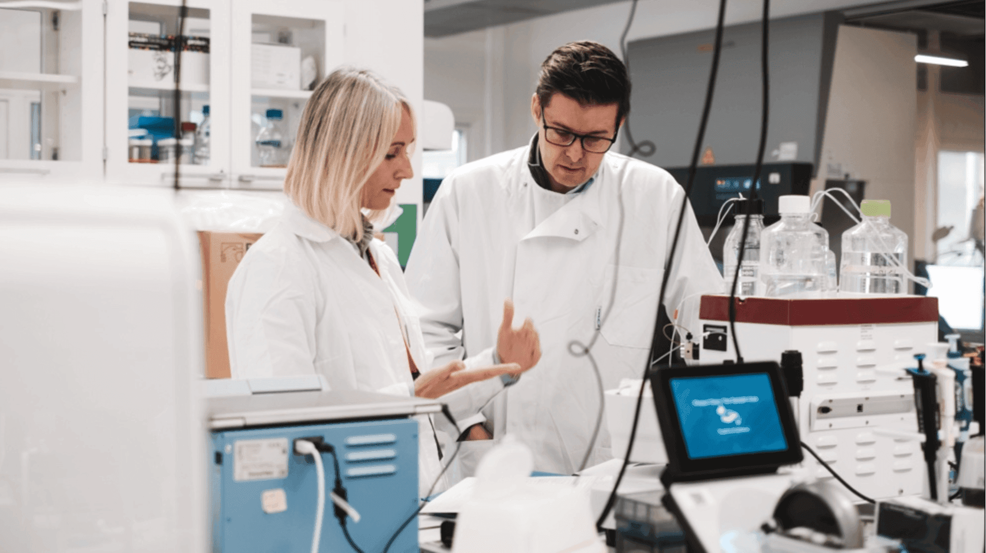 COO Francesca Gatti and CEO Jørund Sollid are getting ready for the final study before the launch of Immuvera's innovative cancer treatment.