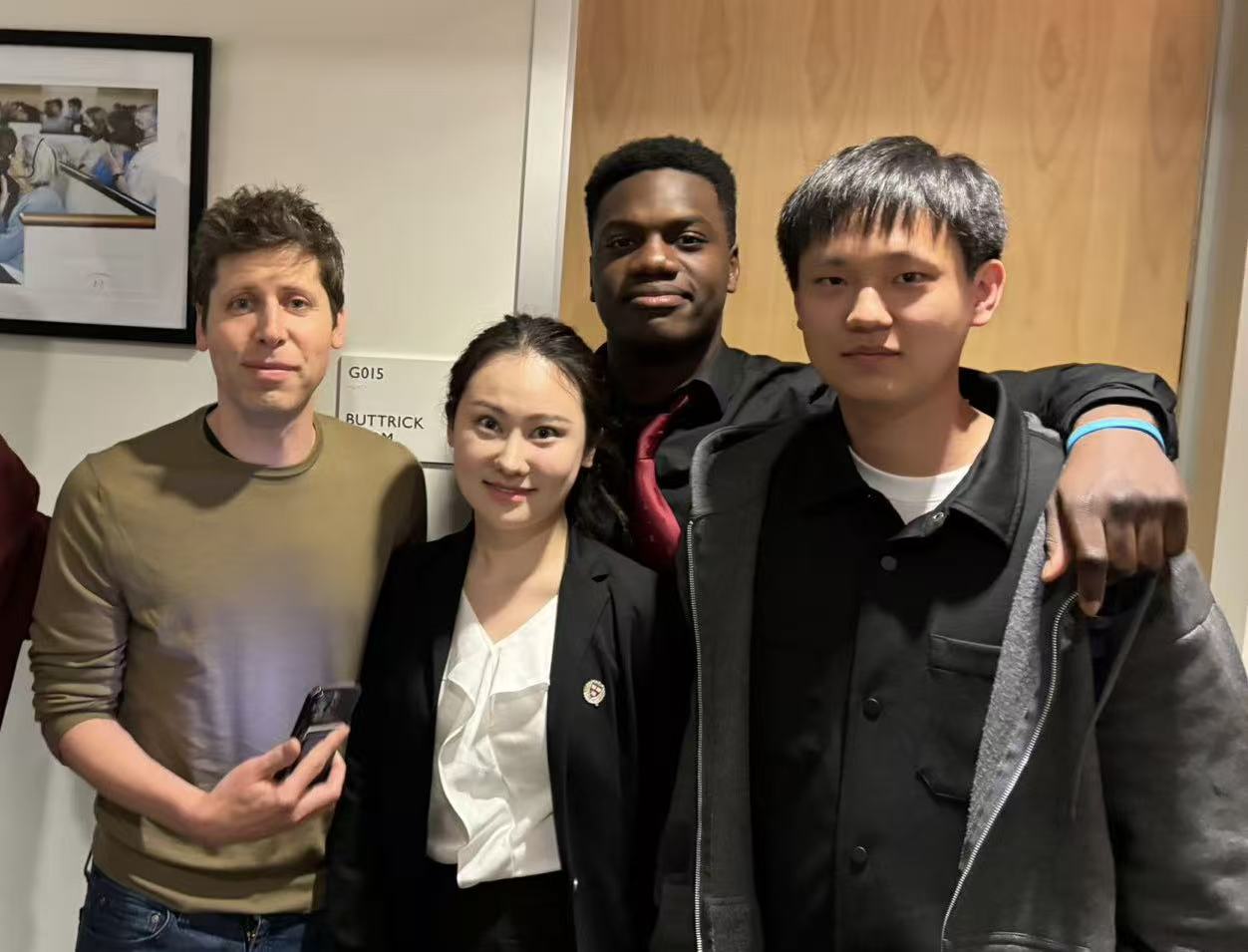 Kimi team at Harvard after pitching to Sam Altman