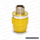 Transición rosca macho termofusión para gas Fusiogas 20 mm × ½"