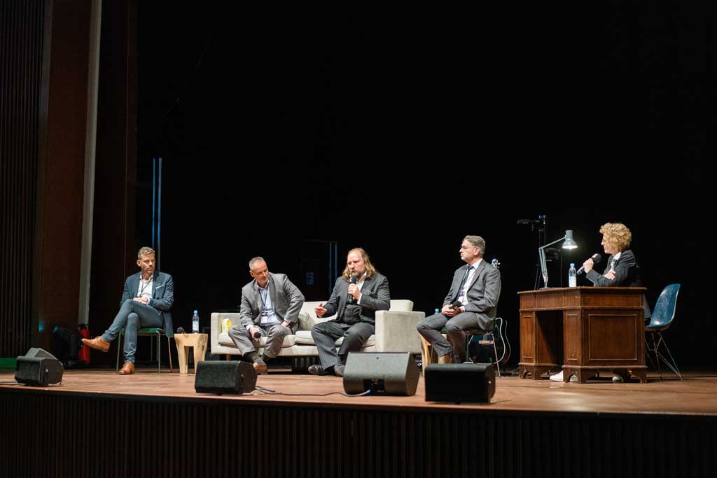 Falko Droßmann, Michael Schoellhorn, Anton Hofreiter und Alexander Müller