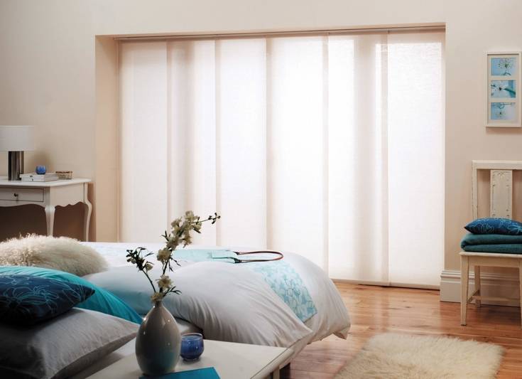 Interior coverings for bay window